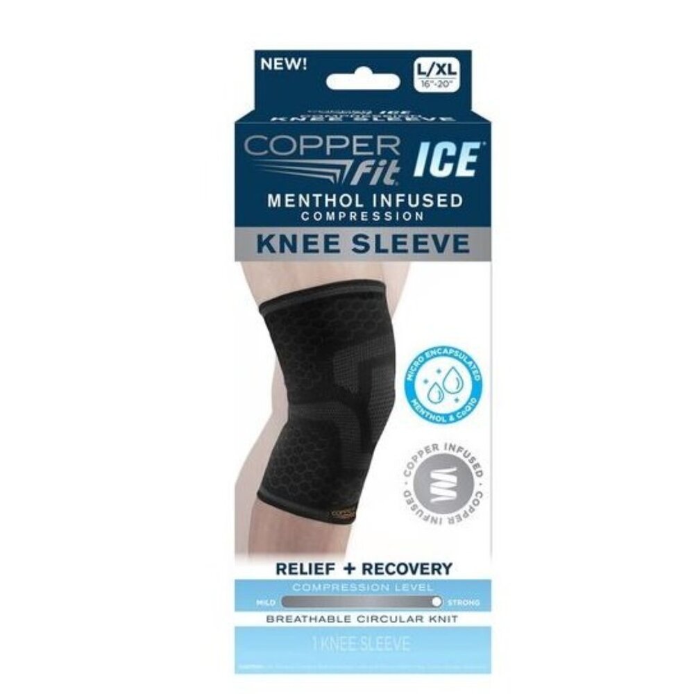 Copper Fit Knee Compression Sleeve S/M